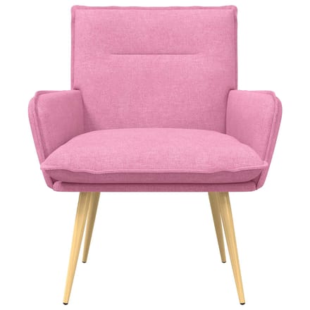 vidaXL - Fauteuil - Roze - Stof