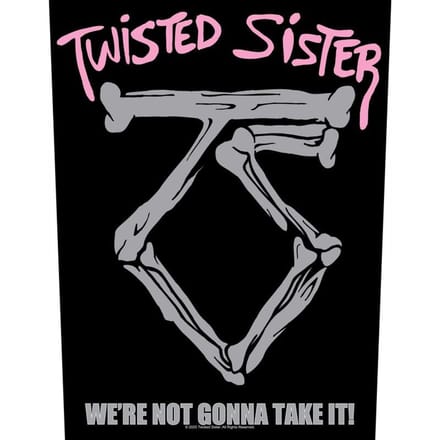 Twisted Sister We're Not Gonna Take It Unisex Embleem - meerkleurig - Standard