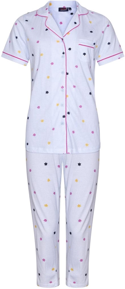 Dames Pyjamaset Rebelle - Relax - Doorknoop - Bio Katoen - Maat 36