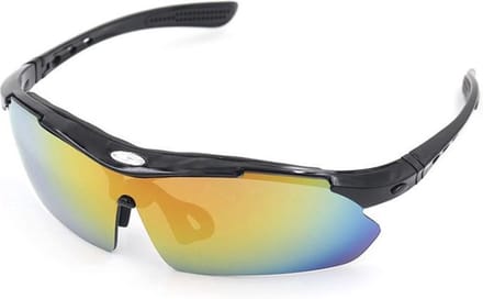 Nixnix® - Fietsbril Met Case - 5 verschillende glazen - UV Bescherming