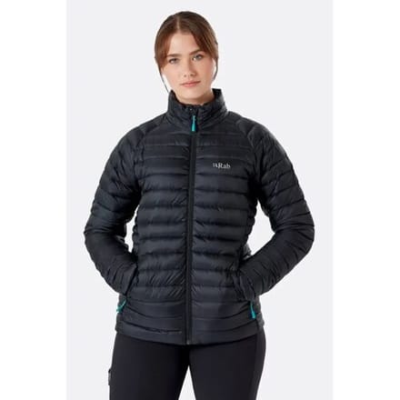 Rab Microlight Down Jacket Women's (Maat - 10, Kleur - BLACK)