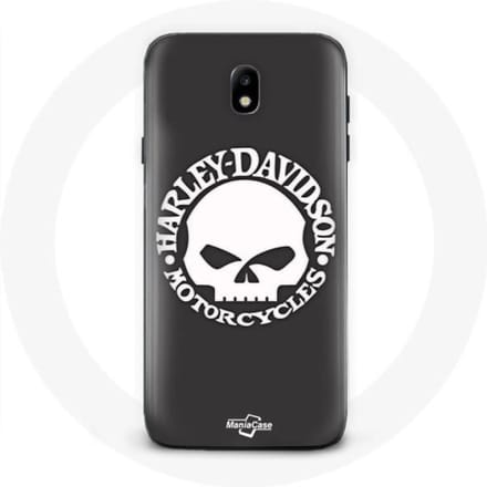 Samsung Galaxy J3 2017 hoesje Harley Davidson Motors Schedel