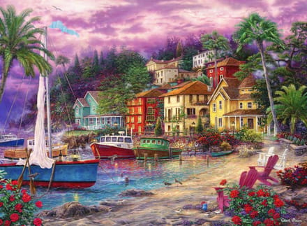 Grafika puzzel Chuck Pinson - legpuzzel On Golden Shores - 2000 stukjes.