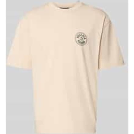 Oversized T-shirt met labelprint