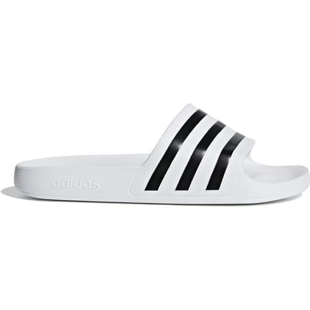 Adidas adilette Slippers en Sandalen Dames - Wit - Maat 37 2/3 - Mesh/Synthetisch