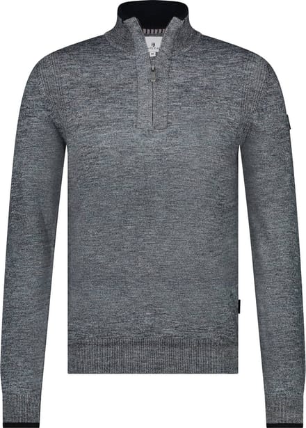 State Of Art Half Zip Trui Indigo - Maat 3XL - Heren - Pullovers