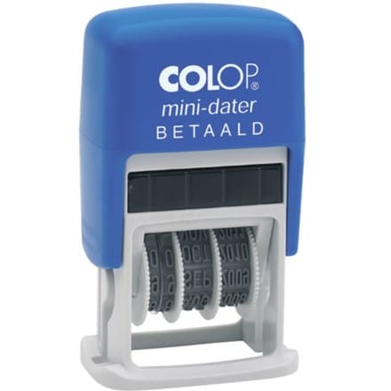Woord-datumstempel Colop Printer Mini S 160/L betaald