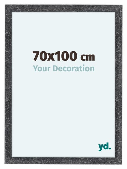Your Decoration - Fotolijst 70x100 cm - MDF - Grijs Geveegd - Como
