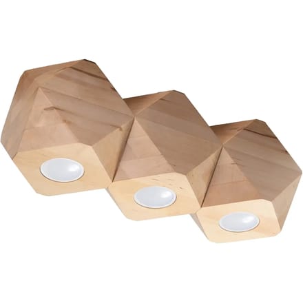 Plafondlamp Sollux Lighting Woody 3
