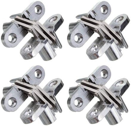 Allecto - Verborgen Kast Scharnieren - 2 Paar - 45mm Rvs