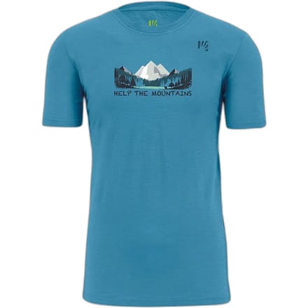 Karpos Ambretta T-shirt Met Korte Mouwen Blauw XL Man