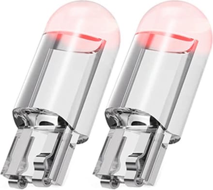 T10 LED - Lamp voor Auto & Motor - Rood - Canbus - 12 Volt - W5W- 2 stuks