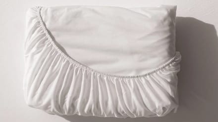 B-Sensible 2 in 1 Hoeslaken + Matrasbeschermer - Eenpersoons - 80x200 cm - Wit