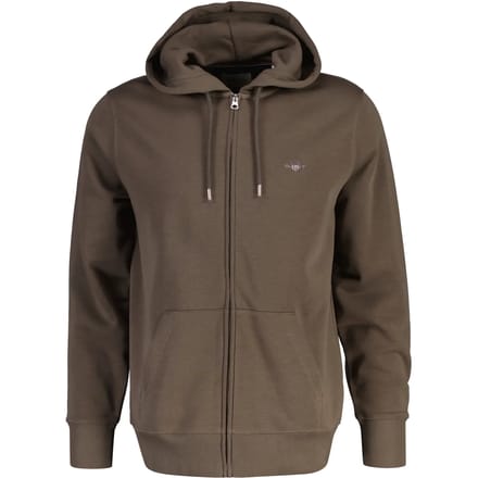 Hooded sweatshirt met rits Gant Regular Shield