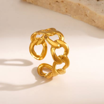 JewelGalerie - Ringen - Schakel - One Size