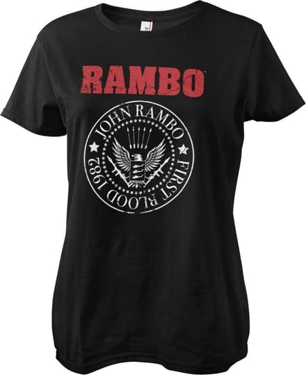 Rambo Dames Tshirt -S- First Blood 1982 Seal Zwart