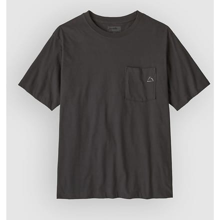 Patagonia Fitz Roy Massif Pocket T-Shirt zwart