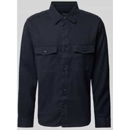 Casual fit overhemdjack met klepzakken op de borst