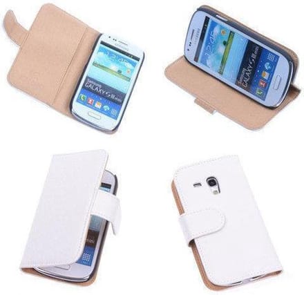Bestcases Vintage Creme Book Cover Samsung Galaxy S3 Mini i8190