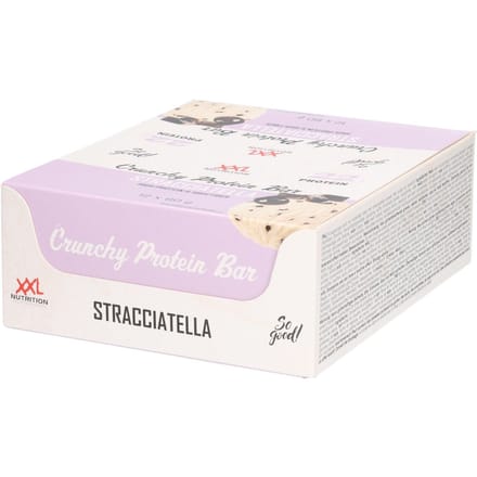 XXL Nutrition - Crunchy Protein Bar - Stracciatella - Eiwitreep - 12 Stuks
