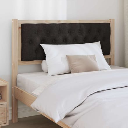 vidaXL - Hoofdbord - Anders - Bruin - en - zwart - 100 - cm - Massief - grenenhout