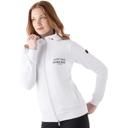 Damescapuchon met volledige rits Equiline Debra Lettering