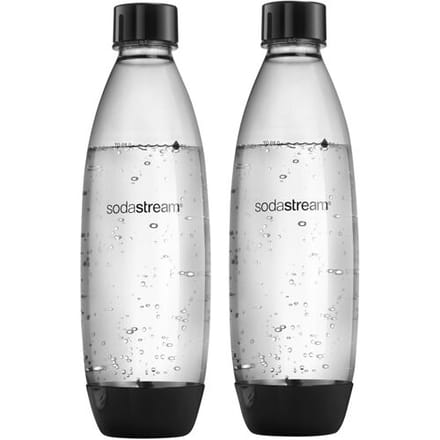 SODASTREAM Set van 2 kunststof flessen 1 L Gaia