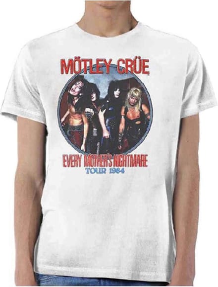 Motley Crue Heren Tshirt -2XL- Every Mothers Nightmare Wit