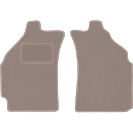 Beige voormatten voor: Chevrolet Matiz hatchback (2004-2009)