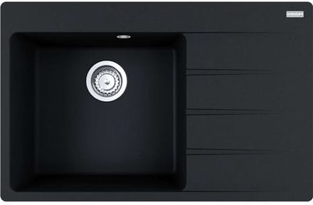 Franke Centro - Fragraniet spoelbak CNG 611-78 TL/2, 78x50 cm, onyx 114.0637.517
