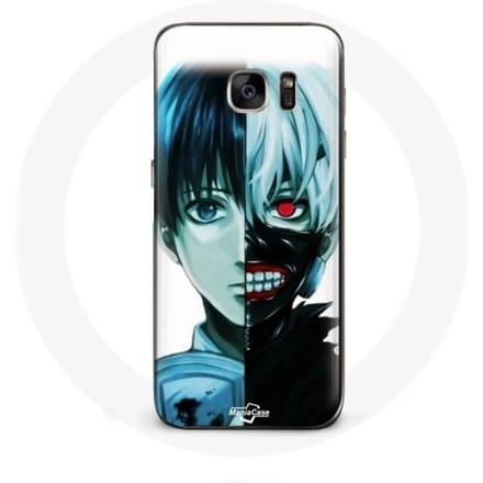Hoesje voor Samsung Galaxy S7 Edge Tokyo Ghoul Gezicht Helft