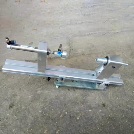 Station Accessoires Set - Drukpers Onderdelen - Gebogen Oppervlak Printen - Koolstofstaal Constructie - Complete Set - Zilverkleurig
