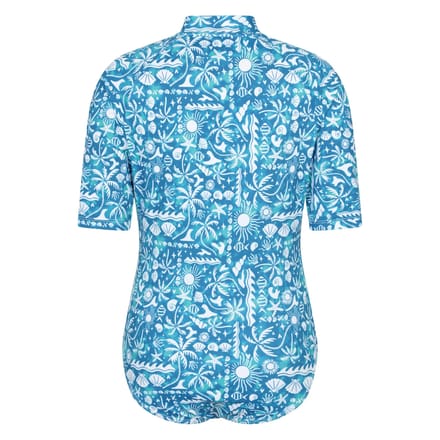 Mountain Warehouse Kinderen Mira Zeedieren Rash Guard (Blauw)