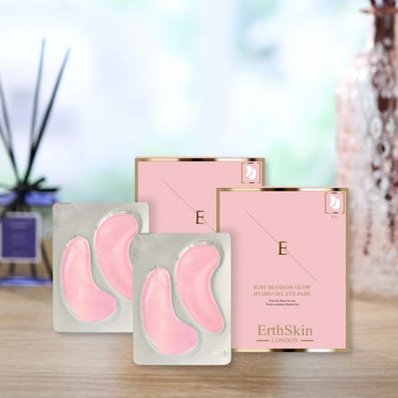 ErthSkin London 2x Rose Blossom Glow Hydro-Gel-oogpads 1