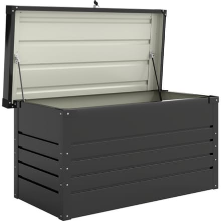 Westmann 4goodz kussenbox metaal 350l opbergbox tuin waterdicht en afsluitbaar -