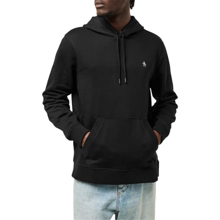 Original Penguin Heren Hooded Regular Hoodie (Echt zwart)