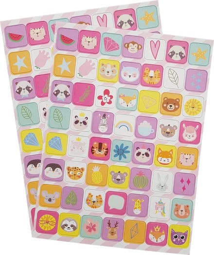 Stickers 112 stuks “Safari”