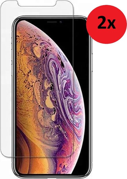 Geschikt voor iPhone 11 Pro Max Screenprotector - 11 Pro Max Tempered Glass Bescherm Glas 2x