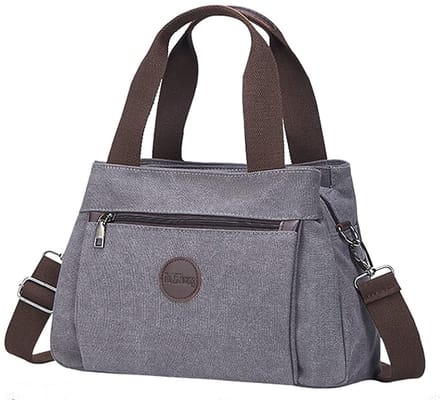 REDOM Vintage Canvas Schoudertas voor Vrouwen – Lichtgewicht & Veelzijdig