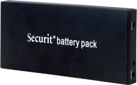 Securit®-batterij voor informatieschermen en lampen