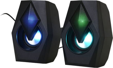 Kleurveranderende Gaming Speakerset, 2dlg.