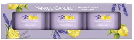 Yankee Candle Filled Votive 3-pack - Lemon Lavender - 30 branduren - 3 stuks