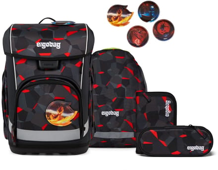 ergobag schooltas Cubo Light Set 5-delig TaekBärdo zwart