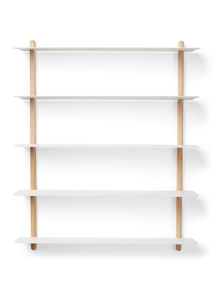 Gejst Nivo Wandrek Configuratie E - eiken/wit