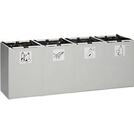 Opvangsysteem voor recyclebare materialen 2000, 60 liter, vierdelig element, geleverd zonder deksel!
