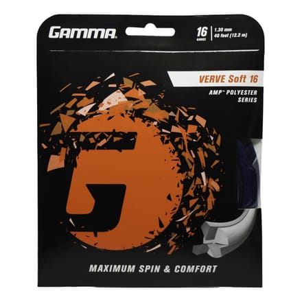 Gamma Verve Soft Set Snaren 12,2m-Zwart,Blauw