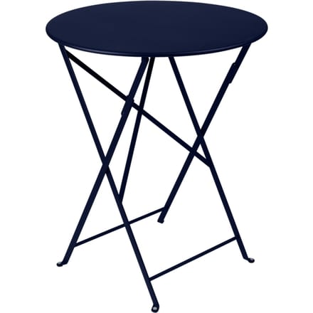 Fermob BISTRO klaptafel rond - 92 abyssblauw - Ø 60 cm