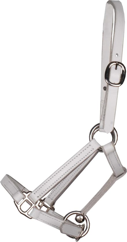 Pagony Shetland Showhalster - Maat: Xs - Wit - Polyamide