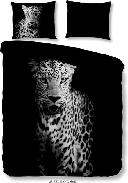 Pure Dekbedovertrek "luipaard" - Zwart - (135x200 cm) - Microfiber