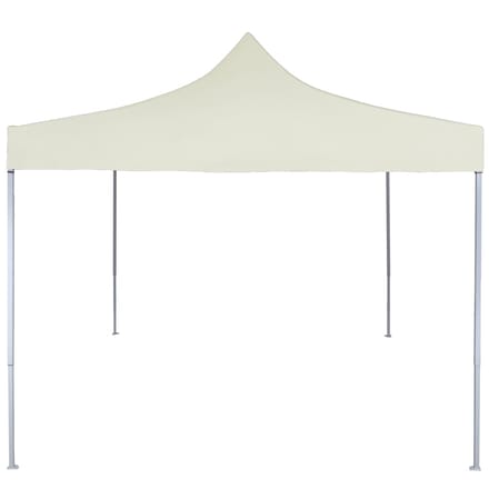 vidaXL - Partytent - professioneel - inklapbaar - 2x2 - m - staal - crème